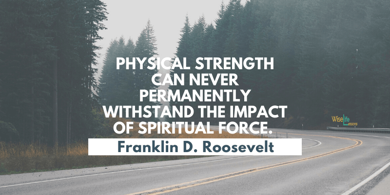 Physical strength can never